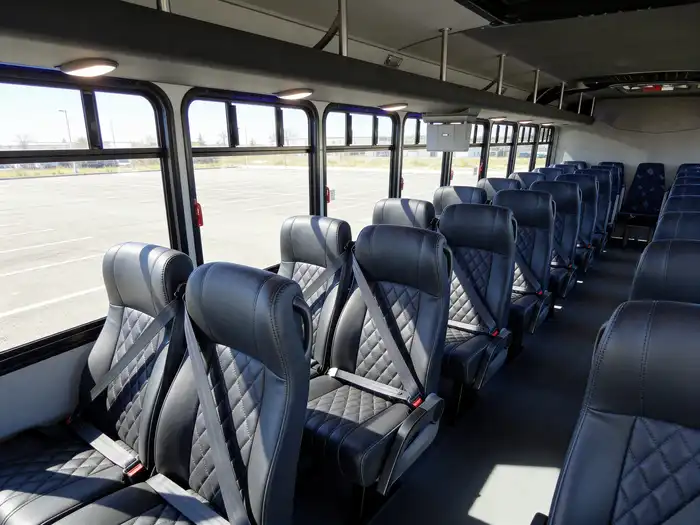 35 Passenger Minibus Interior